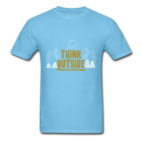 Think Outside T-Shirt - aquatic blue