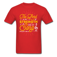 The Lord is my Strength T-Shirt - red