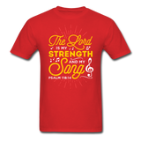 The Lord is my Strength T-Shirt - red
