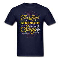 The Lord is my Strength T-Shirt - navy