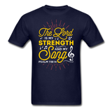 The Lord is my Strength T-Shirt - navy