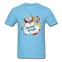 Second Grade T-Shirt - aquatic blue