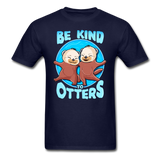 Be Kind to Otters T-Shirt - navy