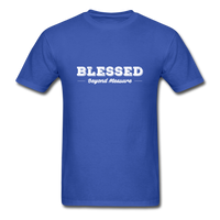 Blessed Beyond Measure T-Shirt - royal blue