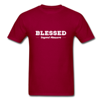 Blessed Beyond Measure T-Shirt - dark red