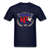 Born on the 4th of July T-Shirt - navy