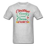 Christmas Chaos T-Shirt - heather gray