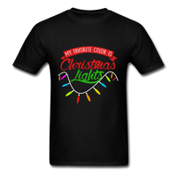 Christmas Lights T-Shirt - black