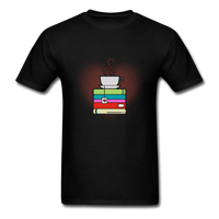 Books and Tea T-Shirt - black