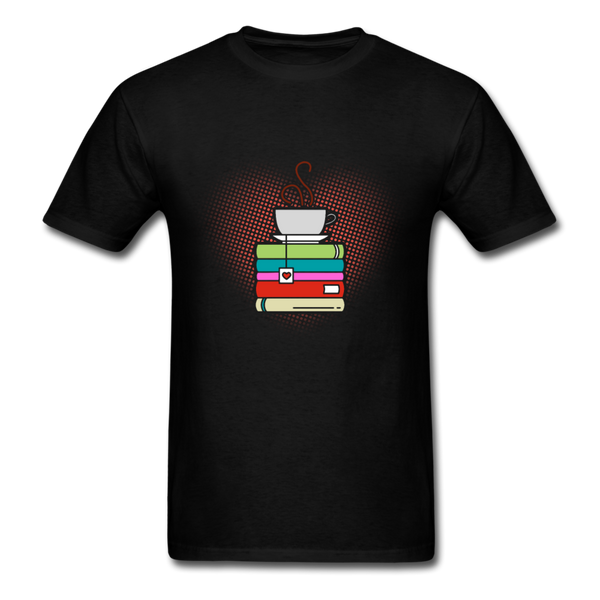 Books and Tea T-Shirt - black