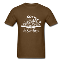 Coffee & Adventure T-Shirt - brown