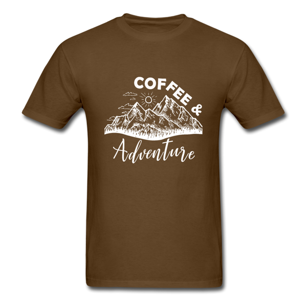 Coffee & Adventure T-Shirt - brown