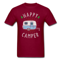 Happy Camper T-Shirt - burgundy