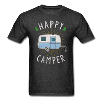 Happy Camper T-Shirt - heather black