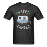 Happy Camper T-Shirt - heather black