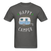 Happy Camper T-Shirt - charcoal