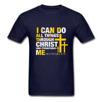I Can Do All Things T-Shirt - navy