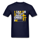 I Can Do All Things T-Shirt - navy
