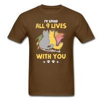 All 9 Lives T-Shirt - brown