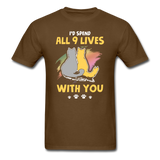 All 9 Lives T-Shirt - brown