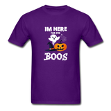 I'm Here for the Boos T-Shirt - purple