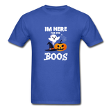 I'm Here for the Boos T-Shirt - royal blue