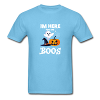 I'm Here for the Boos T-Shirt - aquatic blue