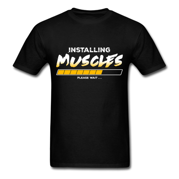 Installing Muscles T-Shirt - black