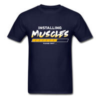 Installing Muscles T-Shirt - navy