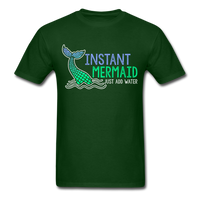 Instant Mermaid T-Shirt - forest green