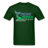 Instant Mermaid T-Shirt - forest green