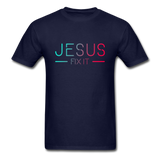 Jesus Fix It T-Shirt - navy