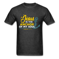 Jesus is the Anchor T-Shirt - heather black