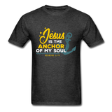 Jesus is the Anchor T-Shirt - heather black