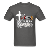 Jesus is the Reason T-Shirt - charcoal