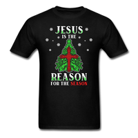 Jesus is the Reason for the Season T-Shirt - black