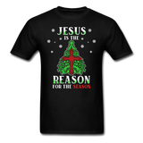 Jesus is the Reason for the Season T-Shirt - black