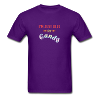 I'm Just Here for Candy T-Shirt - purple