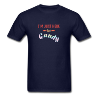I'm Just Here for Candy T-Shirt - navy