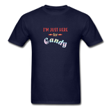 I'm Just Here for Candy T-Shirt - navy