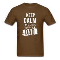 Keep Calm, I'm Going to be a Dad T-Shirt - brown