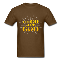 Let Go & Let God T-Shirt - brown