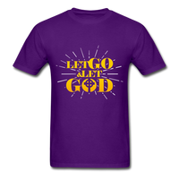 Let Go & Let God T-Shirt - purple