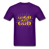 Let Go & Let God T-Shirt - purple