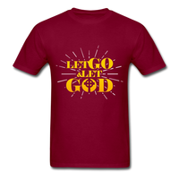 Let Go & Let God T-Shirt - burgundy