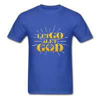 Let Go & Let God T-Shirt - royal blue