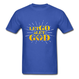 Let Go & Let God T-Shirt - royal blue