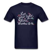 Let Your LIght Shine T-Shirt - navy