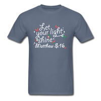 Let Your LIght Shine T-Shirt - denim