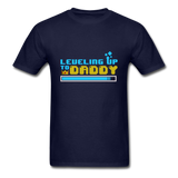 Leveling Up to Daddy T-Shirt - navy
